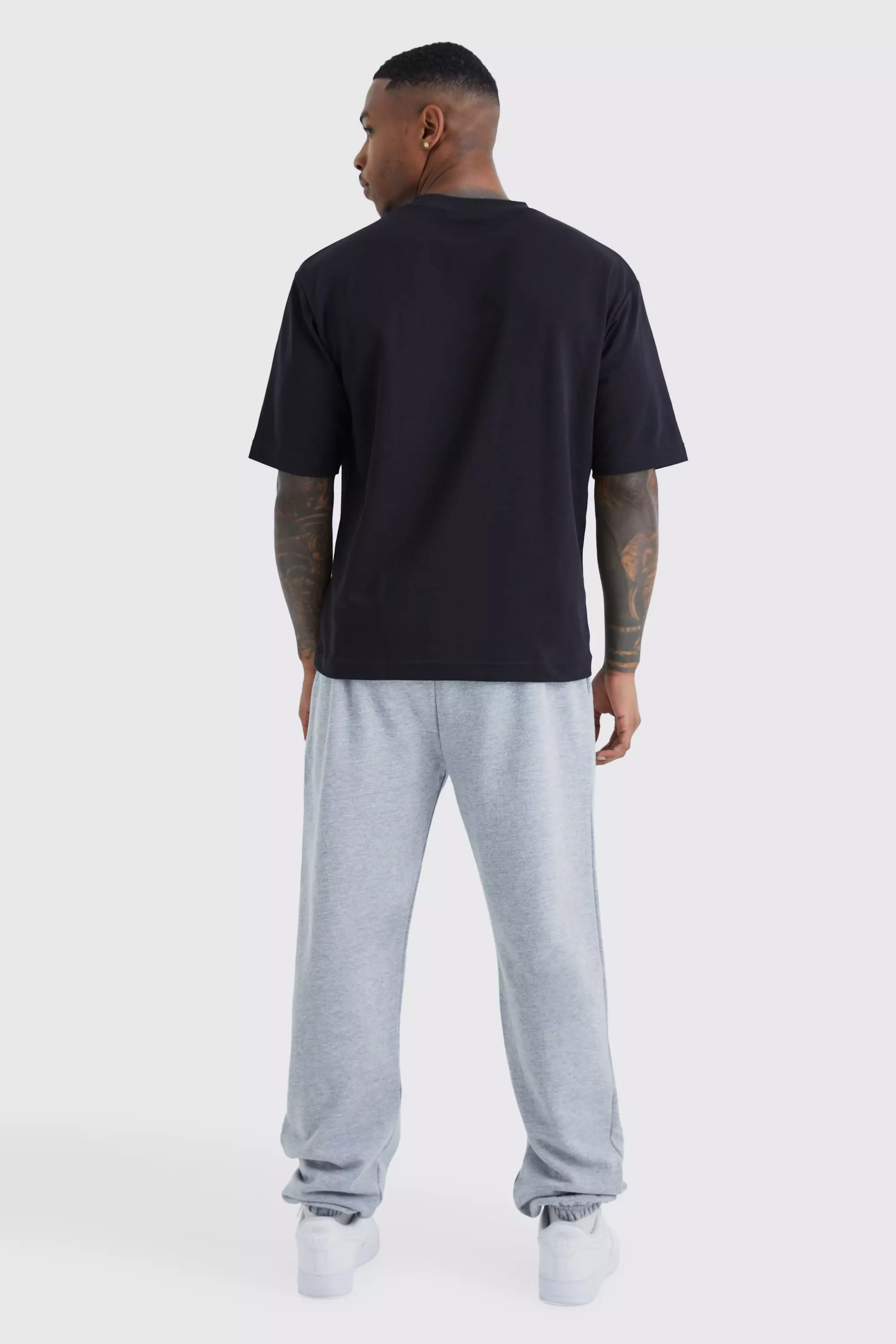 Grey graphic sweatpants hot sale